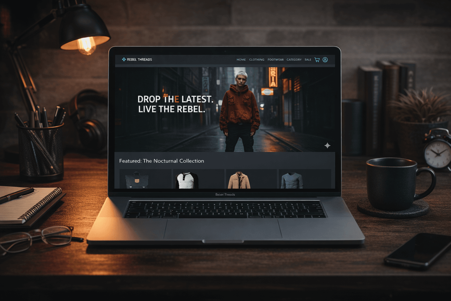 A sleek and modern e-commerce platform with a focus on user experience.